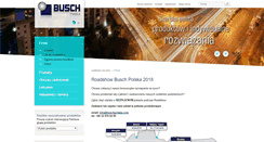 Desktop Screenshot of buschpolska.com